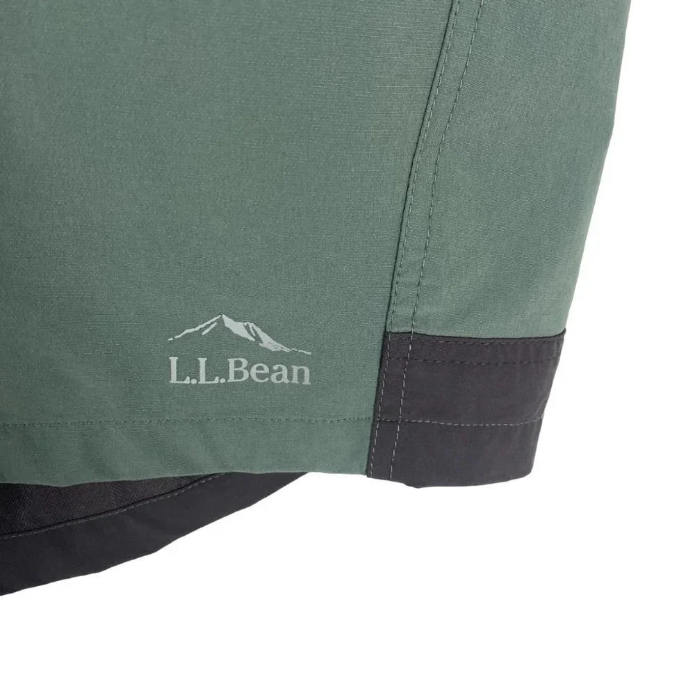 L.L. Bean‎ Board Shorts Men's Size 38W Green Nylon Blend Paddle SW-1748